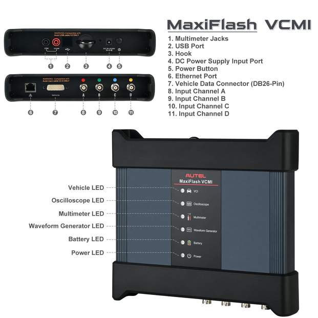Autel MaxiSYS MS919 Diagnostic tool Measurement System with Advanced VCMI