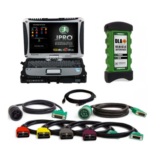 Newest 2022 V3 Noregon JPRO Professional Truck Diagnostic Tool with Panasonic CF19 Laptop