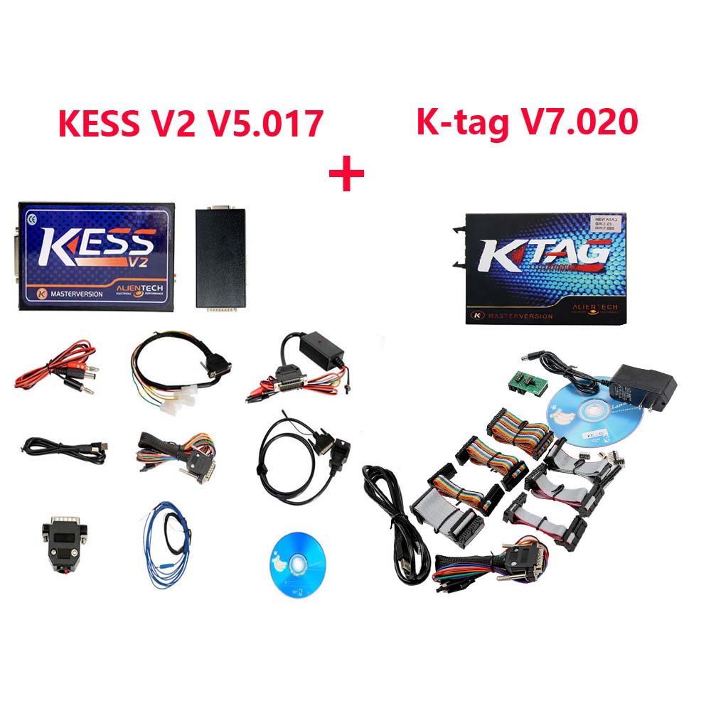 KESS V2.80 V5.017 EU Master + KTAG V2.25 V7.020 ECU PKW LKW