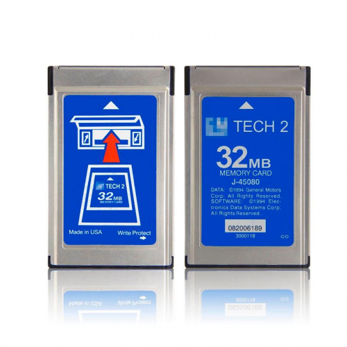 32MB Pcmcia Memory Card For GM Tech2 - gm,opel,saab,isuzu,suzuki,holden