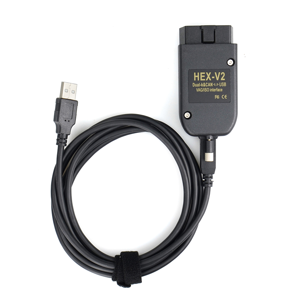 V22.03 VAG COM VCDS HEX V2 Dual-K & CAN USB Interface for VW AUDI Skoda Seat
