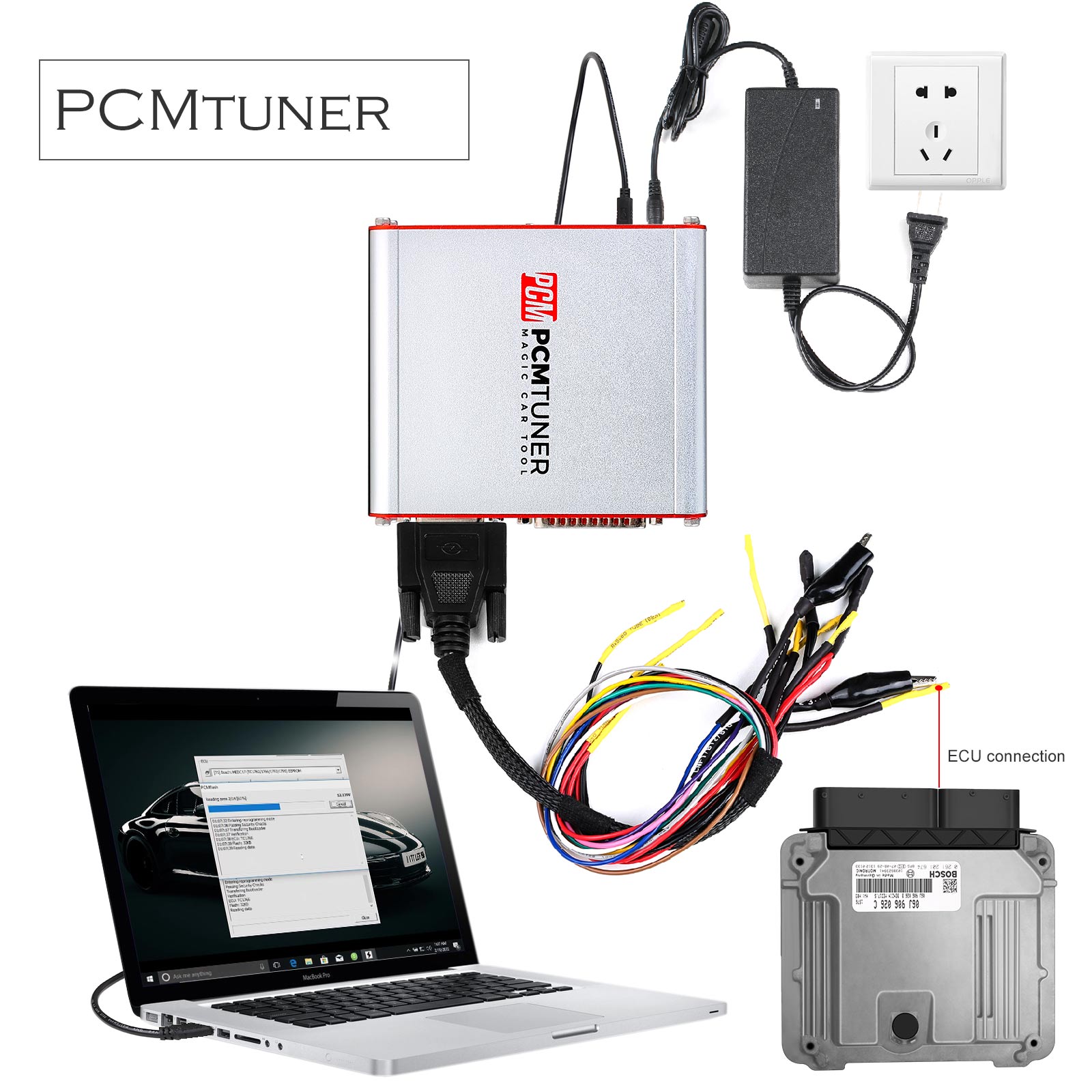 V1.27 PCMtuner ECU Chip Tuning Tool with 67 Software Modules Supports Online Update