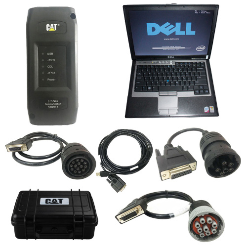 2023A 2019C CAT Caterpillar ET Diagnostic Adapter 3 PLUS DELL D630 Laptop
