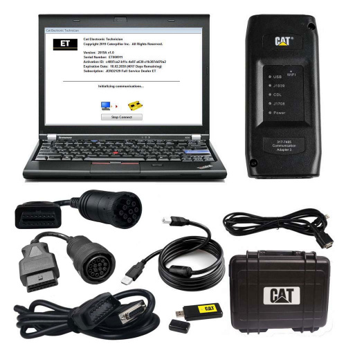 2023A CAT ET Diagnostic Adapter III CAT Diagnostic Tool PLUS Lenovo X220 laptop Support WIFI