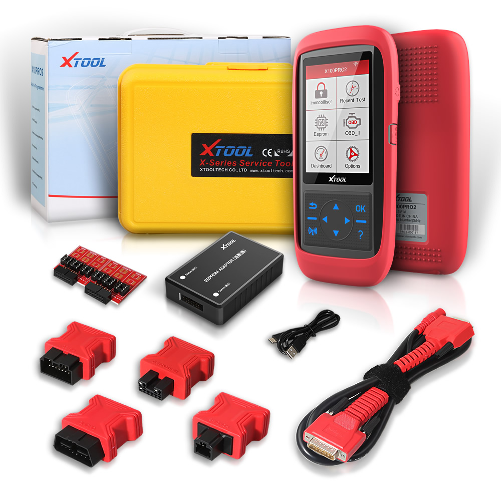 XTOOL X100 Pro2 Auto Key Programmer Mileage Adjustment Including EEPROM Code Reader Free Update Online