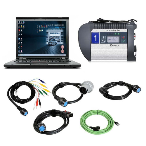 V2022.12 MB SD Connect C4 Star Diagnosis Plus Lenovo T430 Laptop With Engineering Software