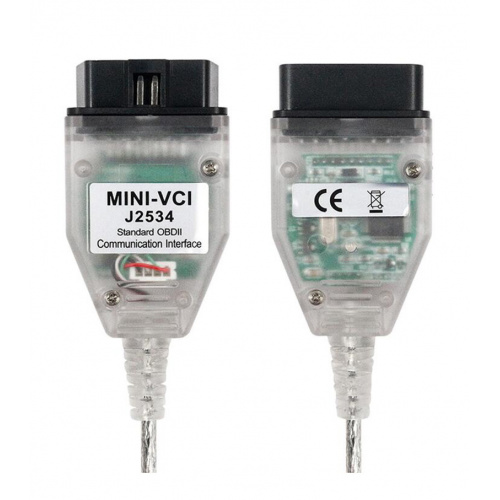 MINI VCI V18.00.008 FTDI FT232RL Chip OBD SAEJ2534 For To-yota/Lexus MINI-VCI TIS