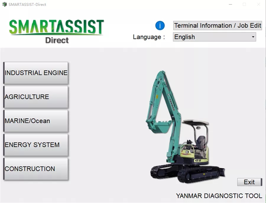 YANMAR Diagnostic Service Tool YEDST Yanmar Agriculture construction Tractor diagnostic tool