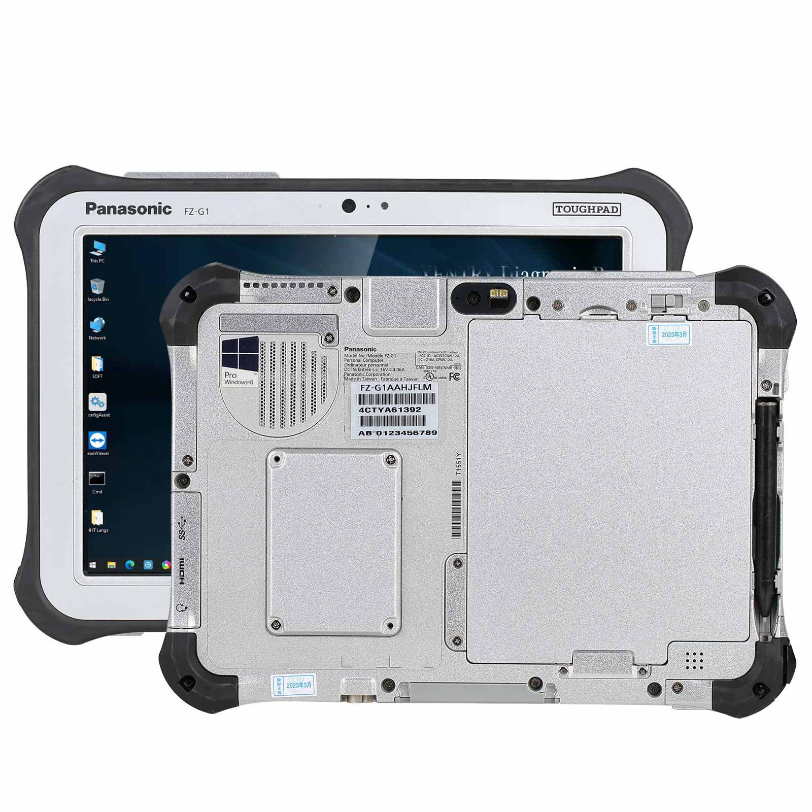 Latest 2023 V1.2 Noregon JPRO Professional Truck Diagnostic Tool Plus Panasonic FZ-G1 I5 8G Tablet