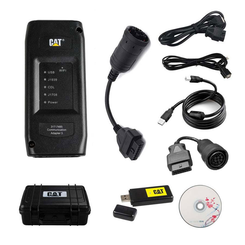 2024A/2019C CAT Caterpillar ET Diagnostic Adapter III CAT ET 3 truck Diagnostic With WIFI