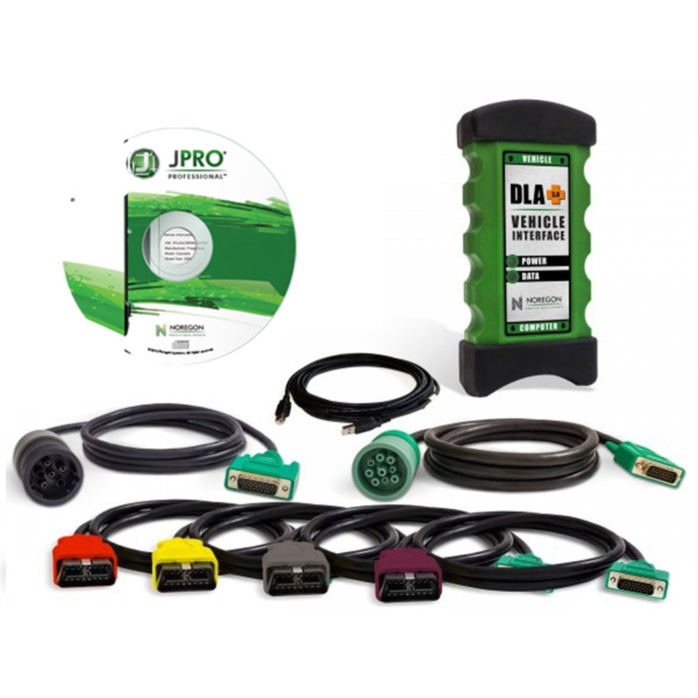 JPRO Professional Heavy Truck Diagnostic Tool JPRO DLA Plus 2.0 Adapter kit