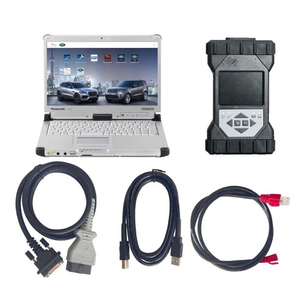 JLR DoiP VCI Pathfinder Diagnostic & Programming Tool Plus Panasonic CF-C2 Laptop For Jaguar Land Rover from 2005 to 2023