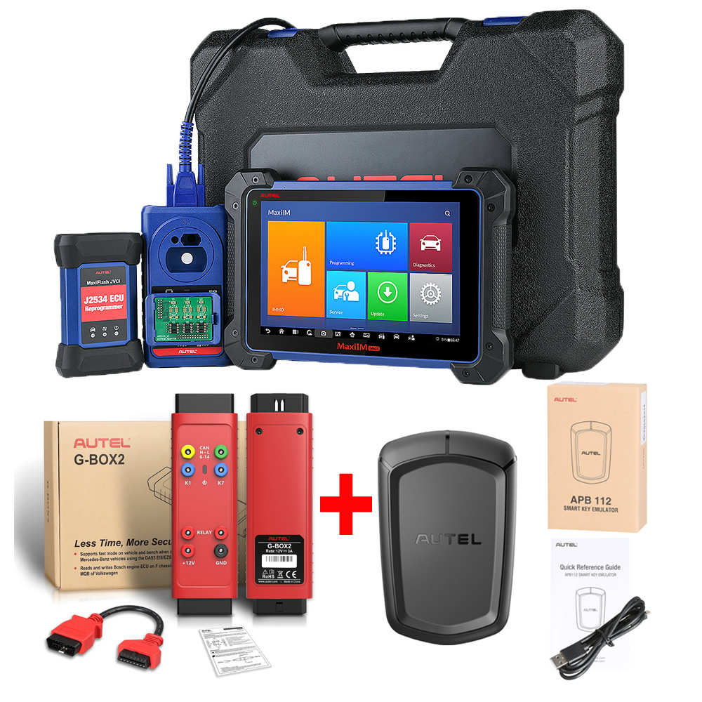 Autel MaxiIM IM608 Key Programming Diagnotsic Tool IMMO Key Programmer XP400 & MaxiFlash ECU Reprogrammer with APB112 & G-BOX 2