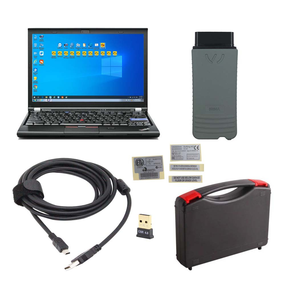 VAS 5054A With OKI Chip VAG Diagnostic Tool ODIS V7.2.1 Plus Lenovo X220 Laptop Ready to Use