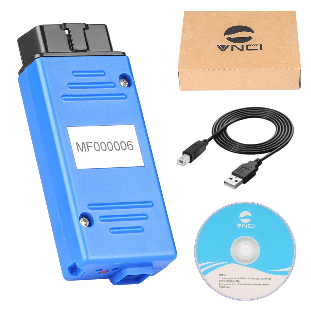 VNCI MF J2534 Diagnostic Tool with Ford/ Mazda IDS V130 Compatible with J2534 PassThru and ELM327 Protocol Free Update Online