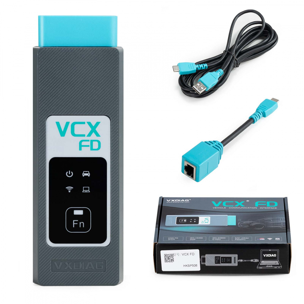 VXDIAG VCX FD OBD2 Diagnostic Tool for GMS Support CAN FD Protocol