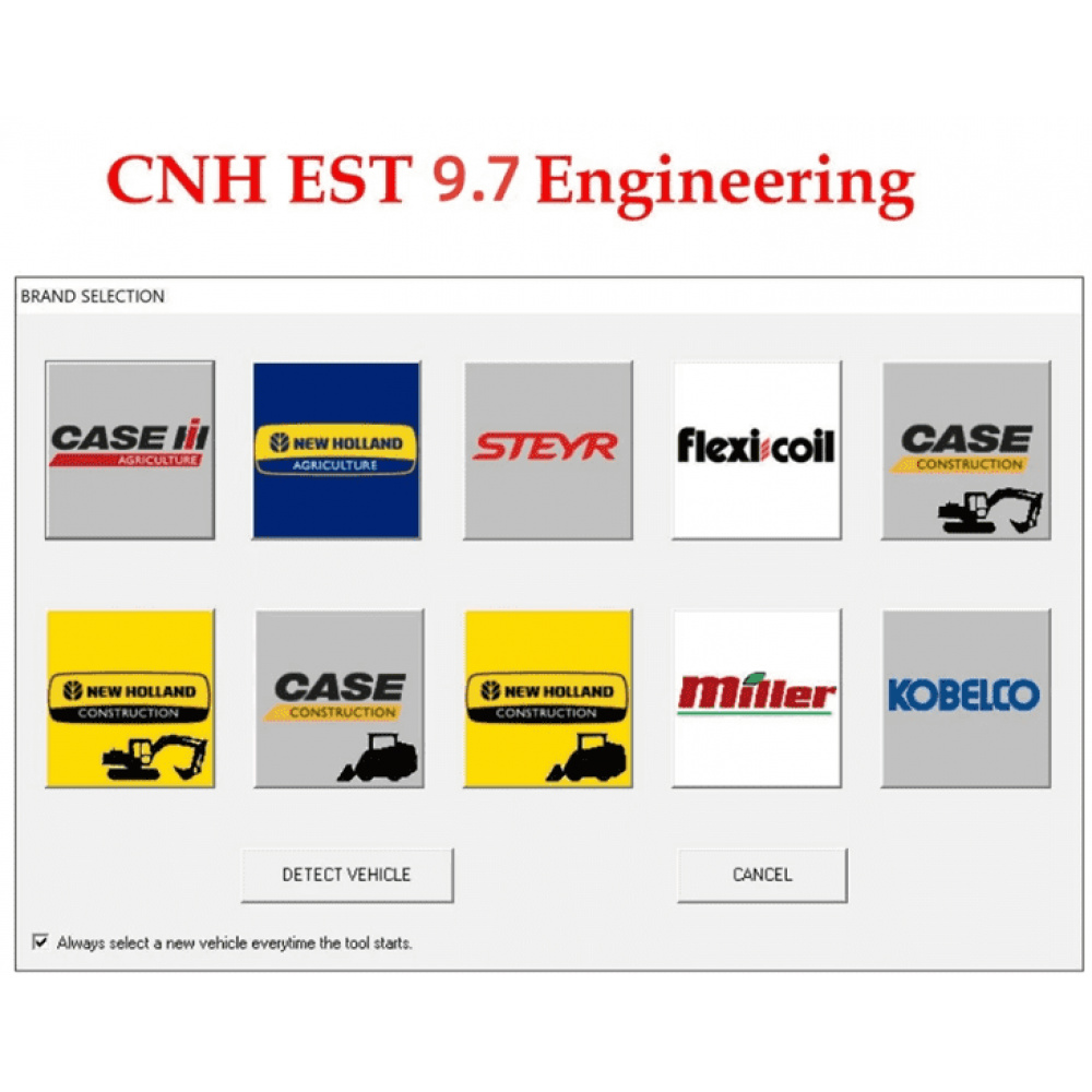 2022.10 CNH EST 9.7 diagnostic software + 2022.04 eTimGo 8.6 for CNH EST All Brands OFFLINE Repair Manual