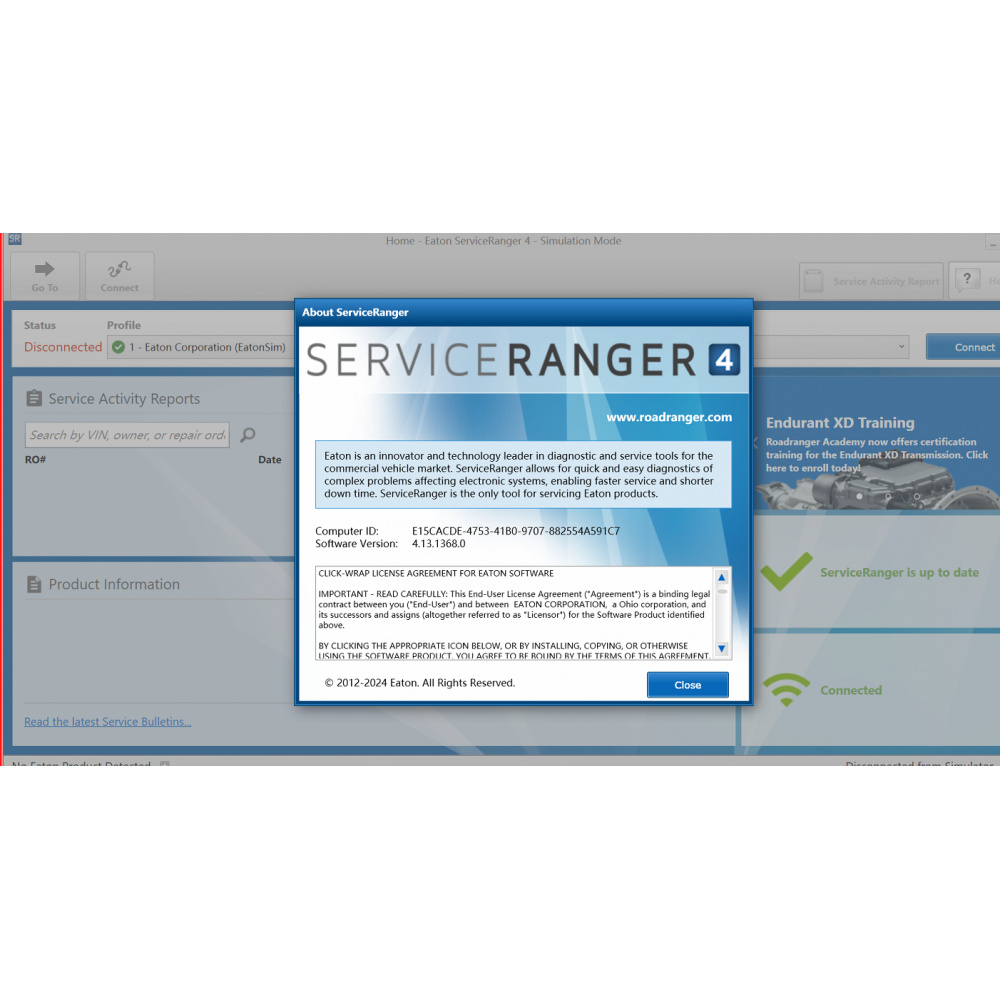 Eaton Service Ranger 4.13 Engineering