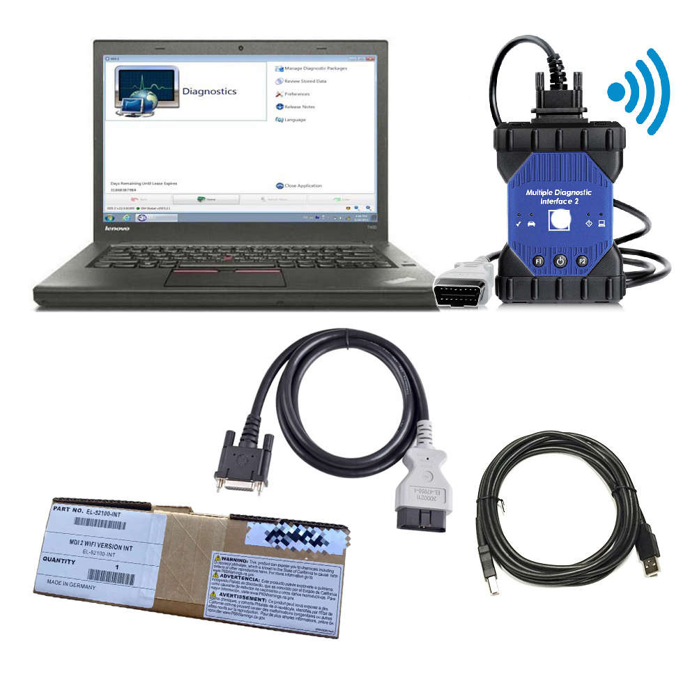 Best Quality MDI 2 Diagnostic Tool Multiple Diagnosis Interface 2 With Wifi Able Programming Support Can FD