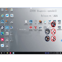 V2025.06 Car/V2025.04 Truck MB Star C4/C5 BENZ Diagnostic Software with Xentry/DAS/EPC/WIS/Vediamo/DTS