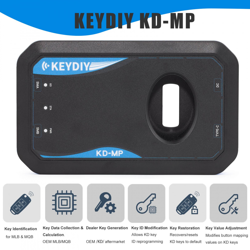 KEYDIY KD-MP Add Keys for MLB & MQB Systems Key Identification/ Data Collection/ Calculation