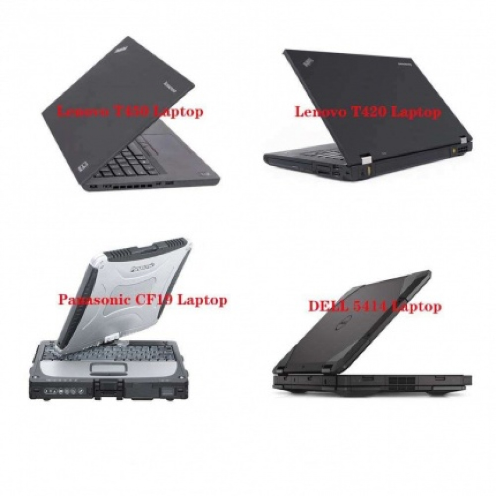 Lenovo T420/T450/DELL 5414/Panasonic CF19/Lenovo X270 Laptop With MB Star C4/C5 V2025.09 Engineers software
