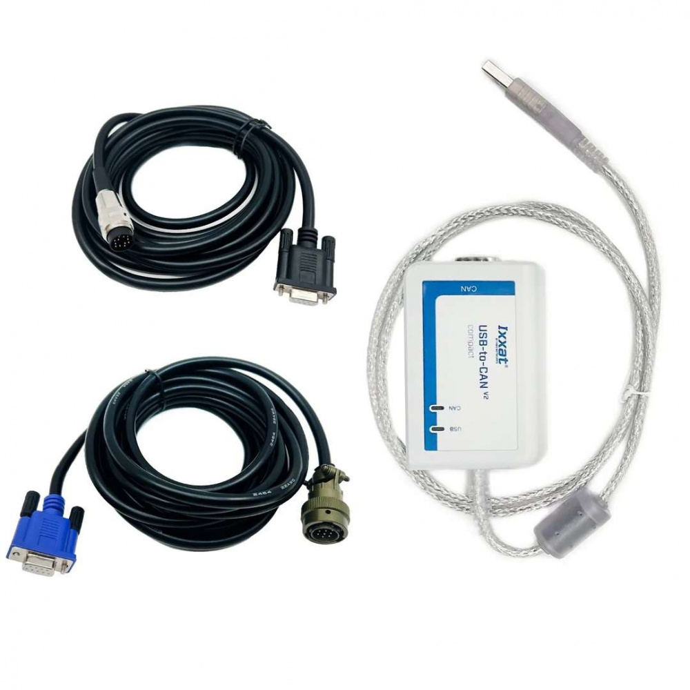 MTU USB-to-CAN 2.75/2.72 Diagnostic Software COMPACT IXXAT Truck Diagnostic Tool Diesel Engine Scanner