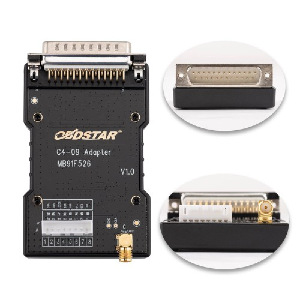 OBDSTAR C4-09 (MB91F526) Adapter Kit Use with OBDSTAR X300 Classic G3 DC706