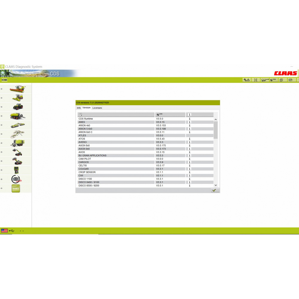 Claas CDS 7.5.1.Diagnostic Software