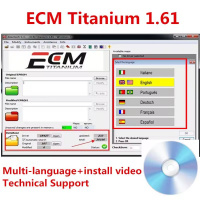 ECM V1.61 With 26000+ Drivers Car repair Checksum Software 