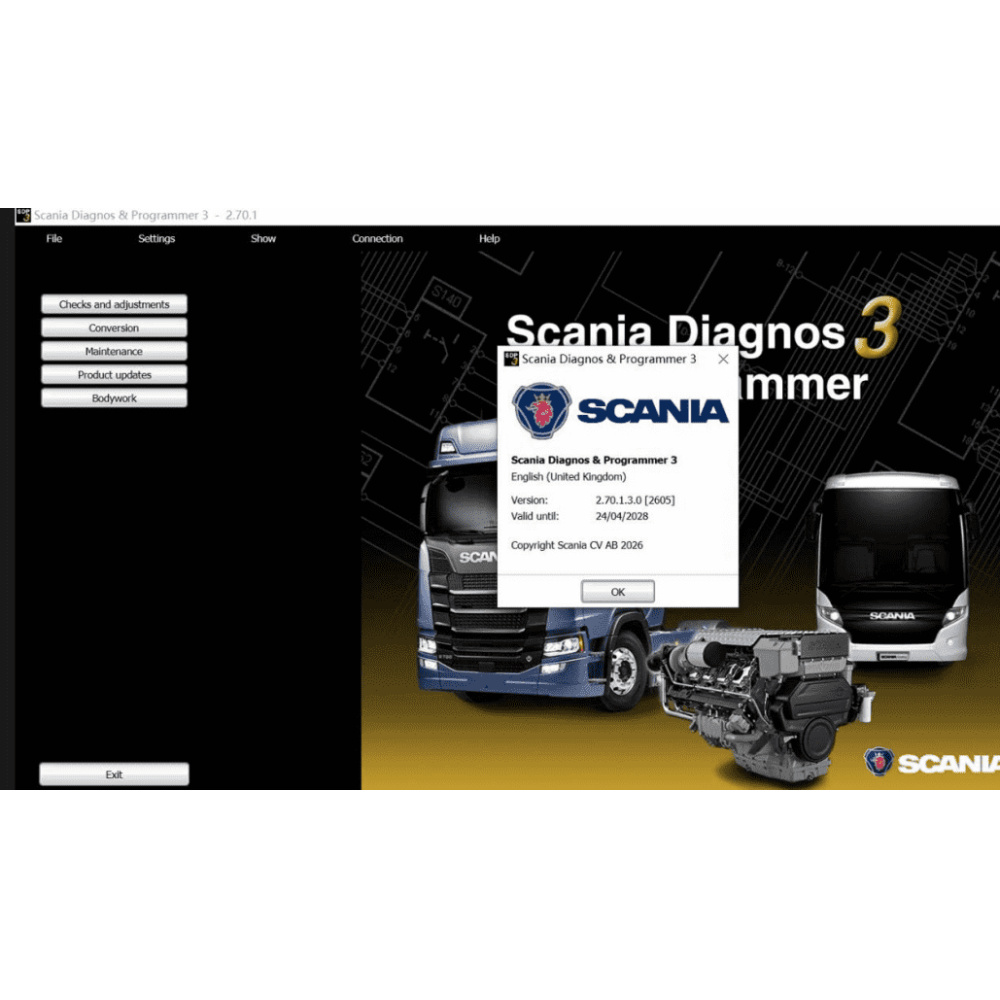 2026.05 SCANIA SDP3 MARINE & INDUSTRIAL Latest Software 2.70.1