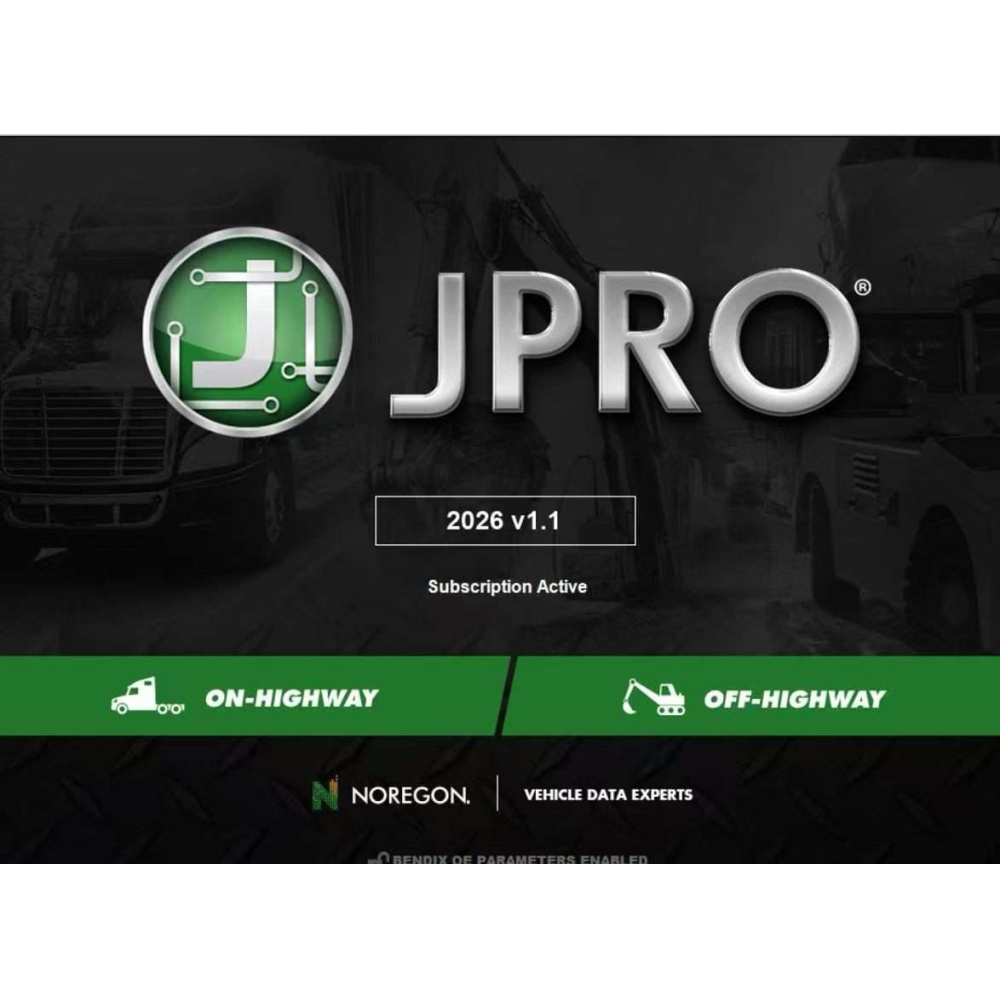 JPRO Professional Truck Diagnostic Software 2026 V1