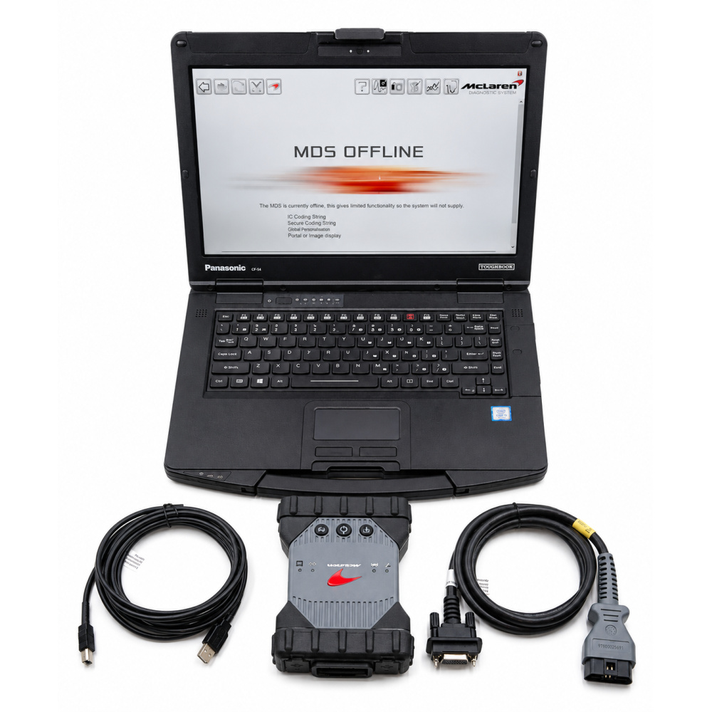 Mclaren Diagnostic Tool Kit Plus Panasonic CF54 Laptop Software installed
