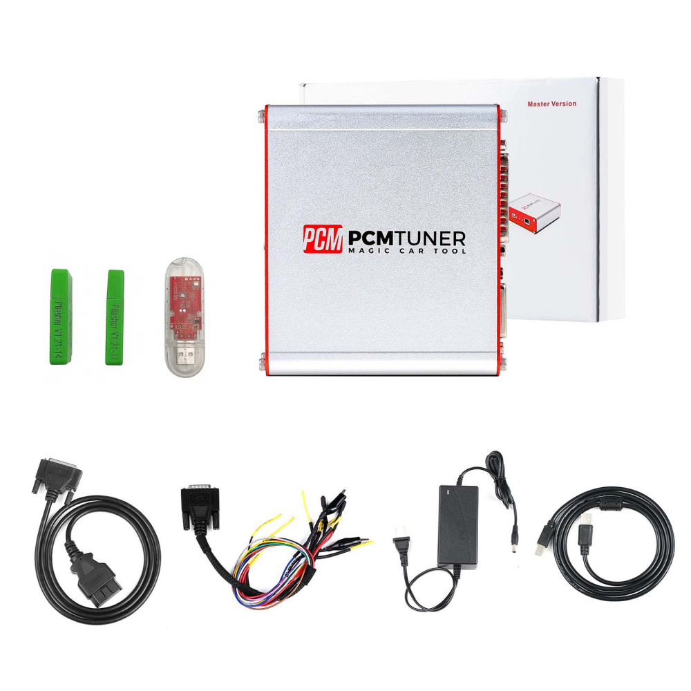 PCMtuner ECU Chip Tuning Tool with 67 Software Modules with 3 Dongles Supports More New Protocols