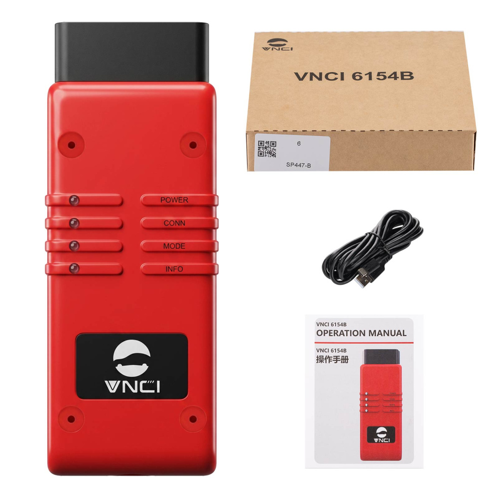 VNCI 6154B Diagnostic Tool Supports CAN FD/ DolP Protocol for Volkswagen Models from 1996 to 2026