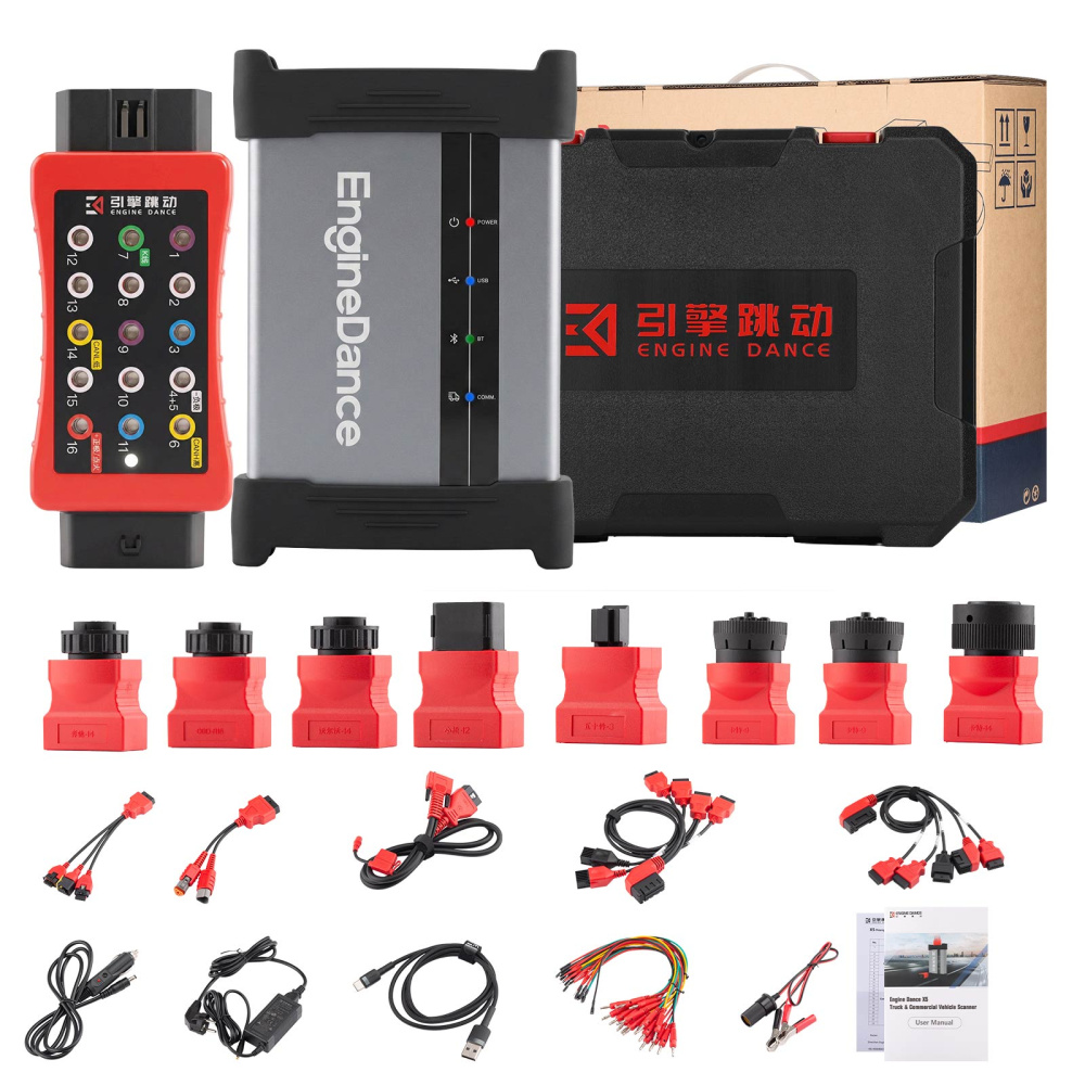 EngineDance X5 Diag Truck Diagnostics for Light Trucks, Heavy Trucks, Buses, Agricultural Machinery, Construction Machinery