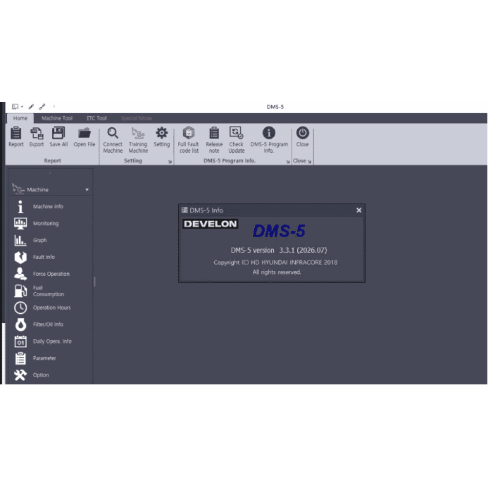 2026.08 DOOSAN (DEVELON) DMS 5 -3.3.1 Diagnostic Software