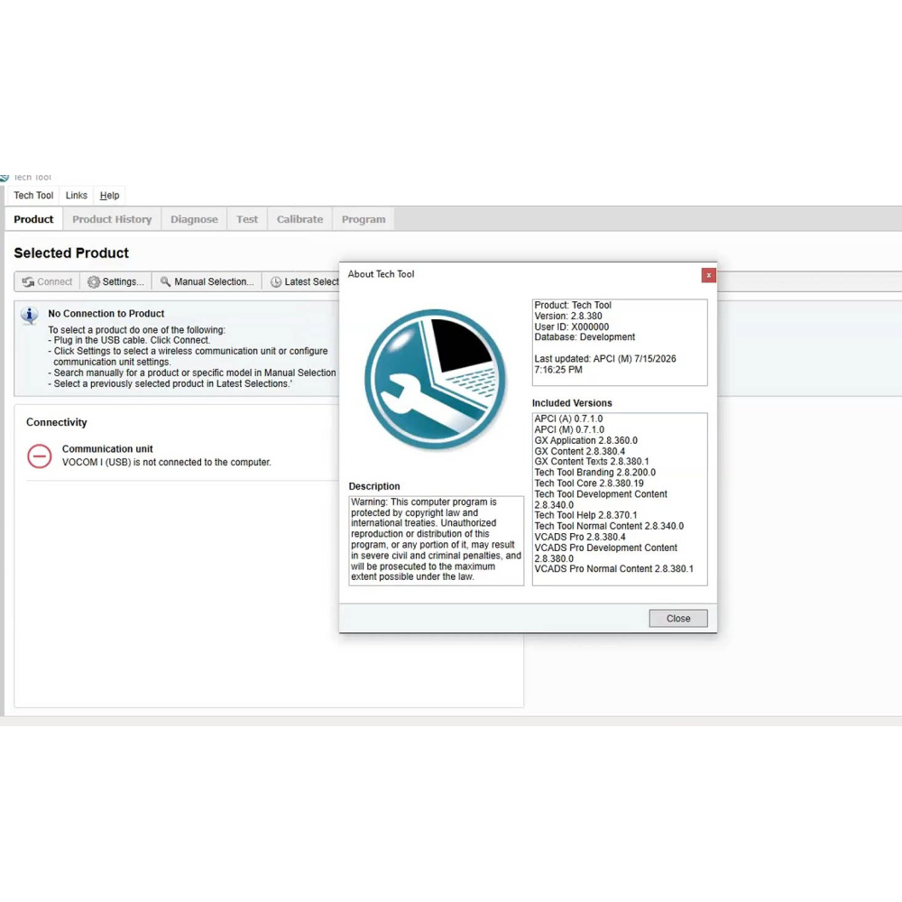 2026.07 Vol-vo Premium TechTool PTT 2.8.380 APCI 0.7 Development Mode & Dev tool Plus Installation And Activation Service