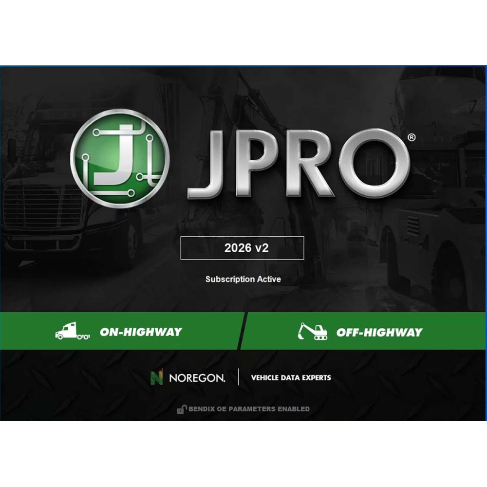 JPRO Professional Truck Diagnostic Software 2026 V2